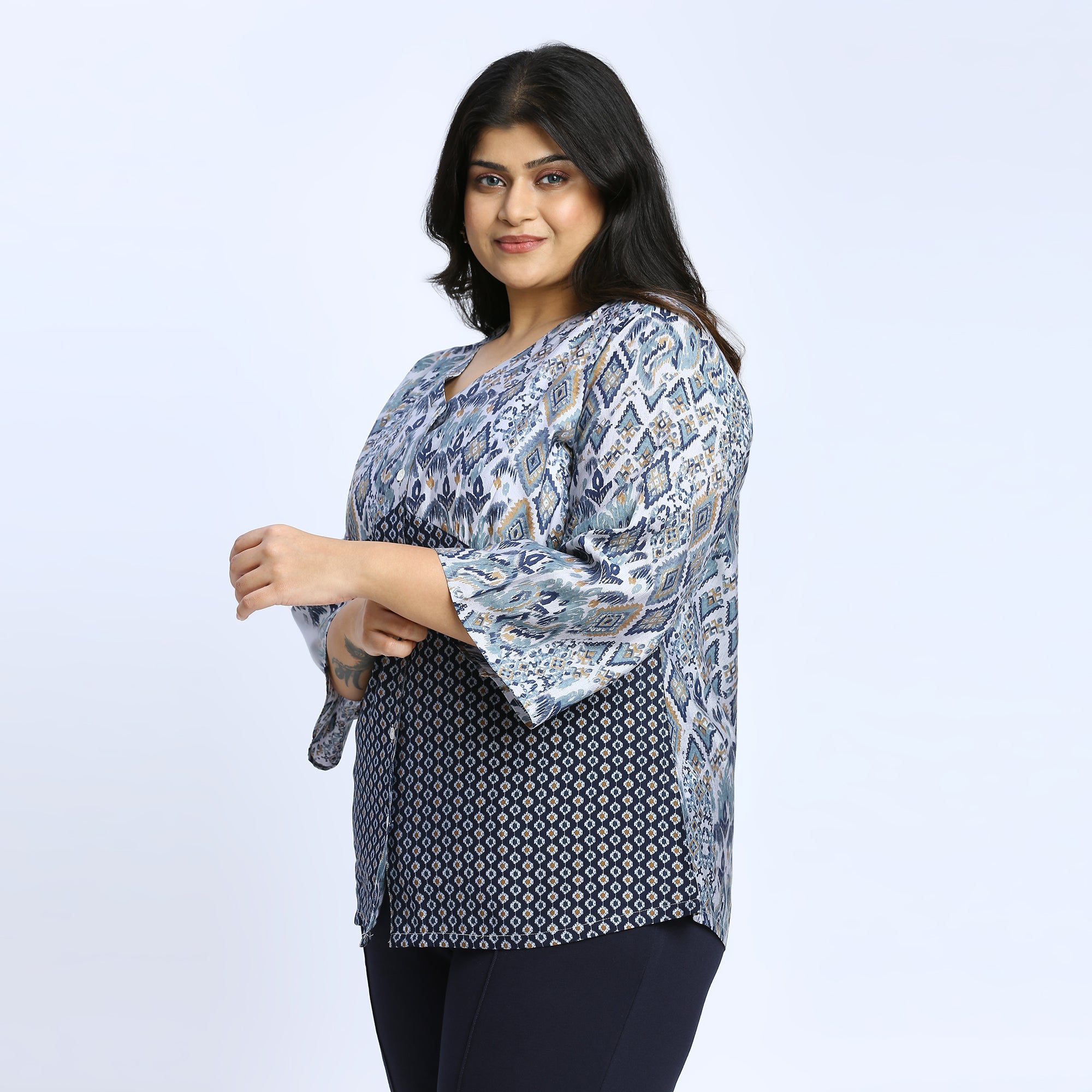 Plus Size Top | 2XL - 8XL | Blue