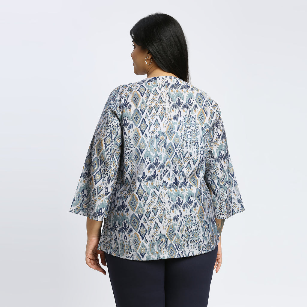 Plus Size Top | 2XL - 8XL | Blue
