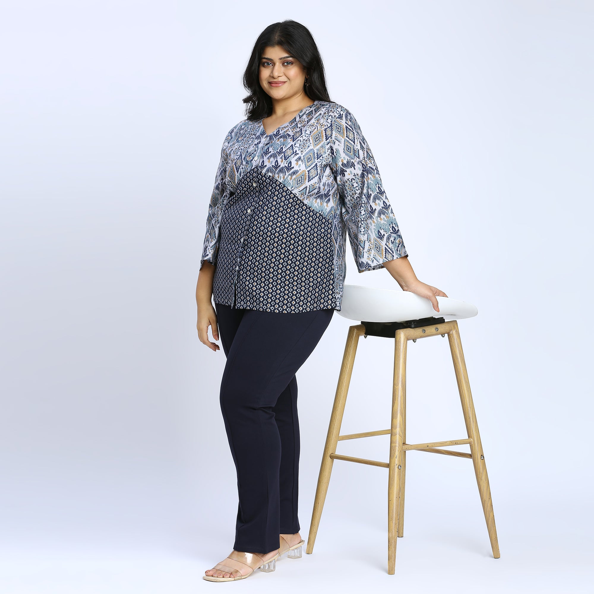 Plus Size Top | 2XL - 8XL | Blue