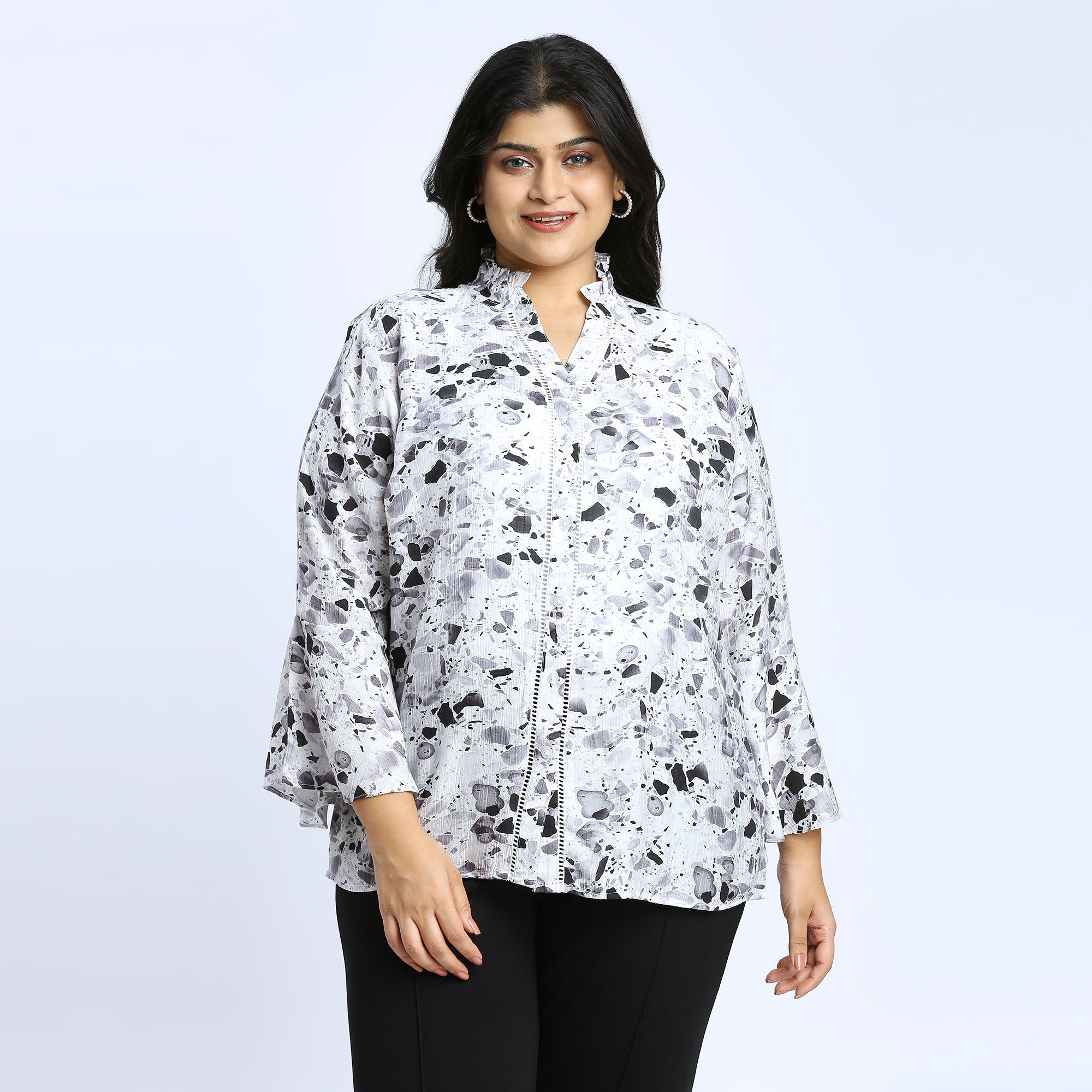 Plus Size Top | 2XL - 8XL | White