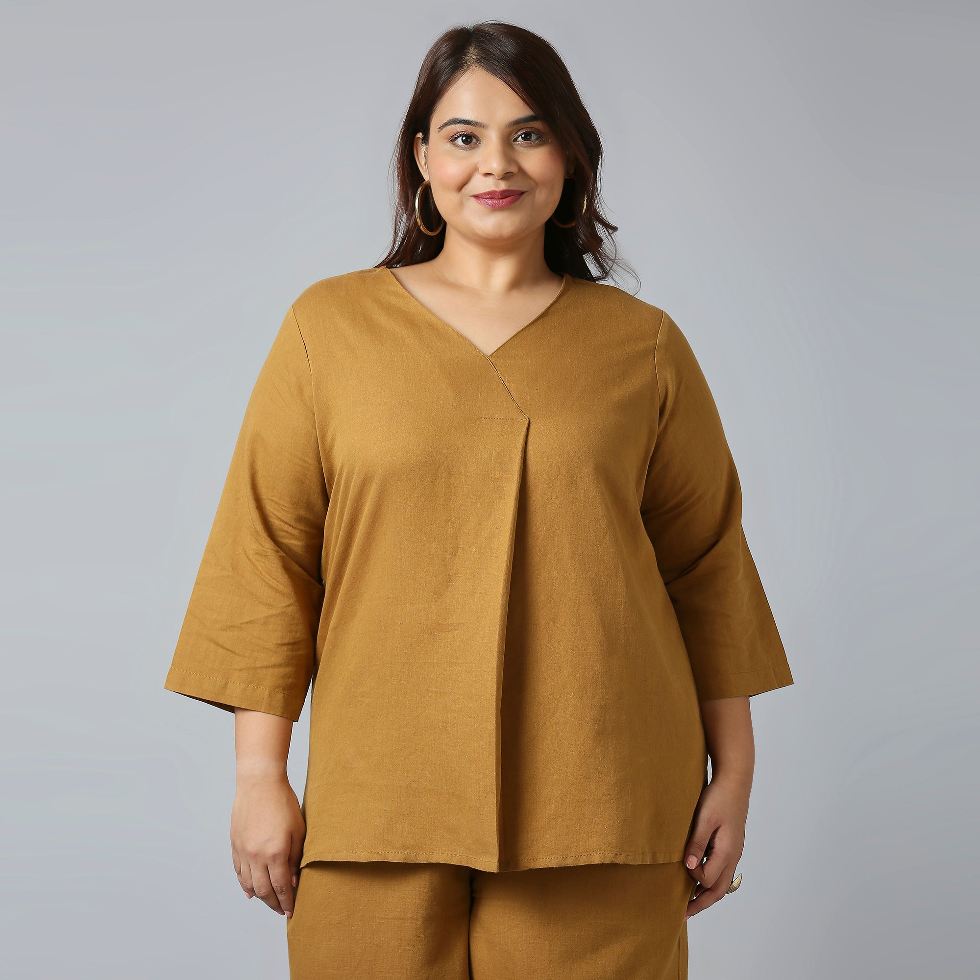 Plus Size Top | 2XL - 8XL | Brown