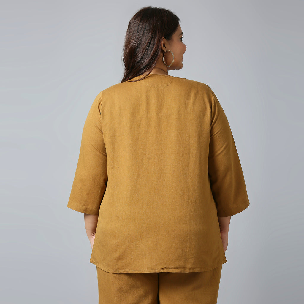 Plus Size Top | 2XL - 8XL | Brown