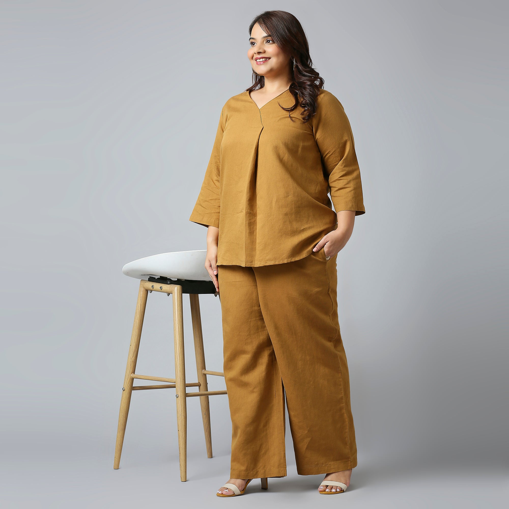 Plus Size Top | 2XL - 8XL | Brown