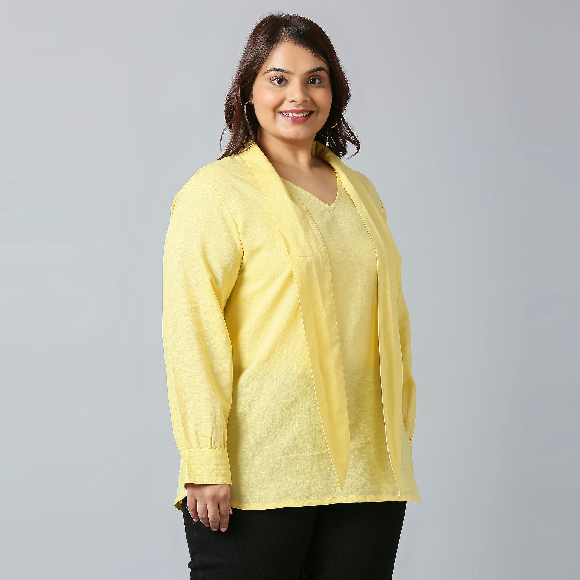 Plus Size Top | 2XL - 8XL | Yellow