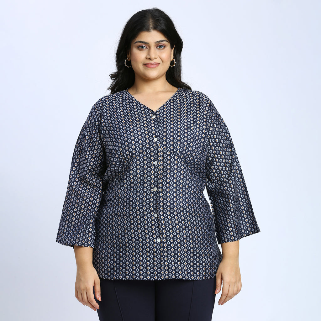Plus Size Top | 2XL - 8XL | Blue