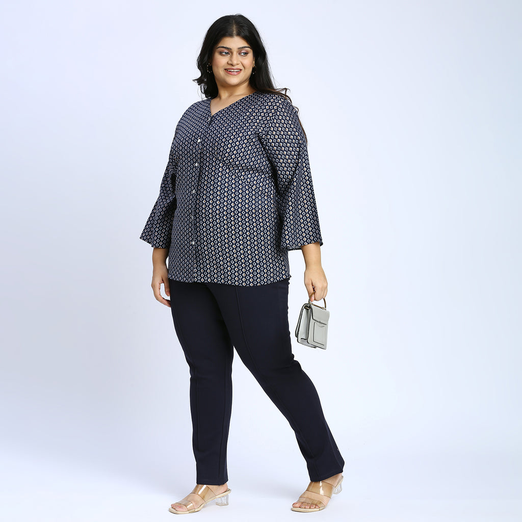 Plus Size Top | 2XL - 8XL | Blue