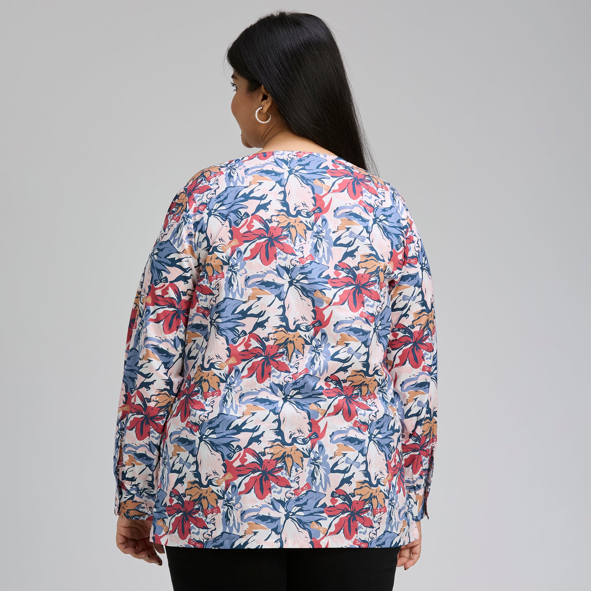 Plus Size Top | 2XL-8XL | 100% Cotton | Multicolour