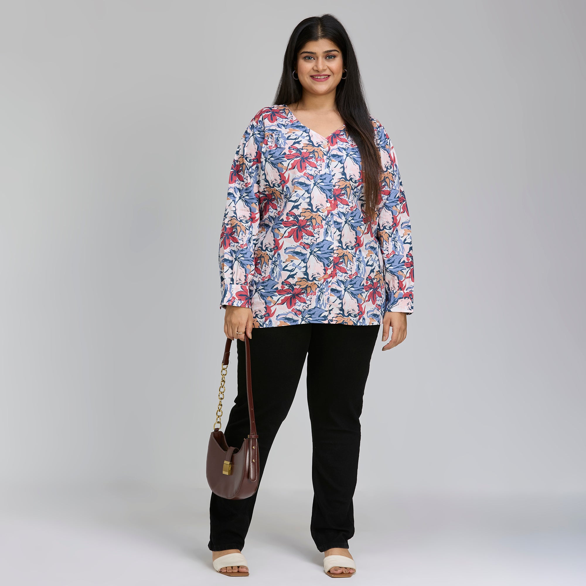 Plus Size Top | 2XL-8XL | 100% Cotton | Multicolour