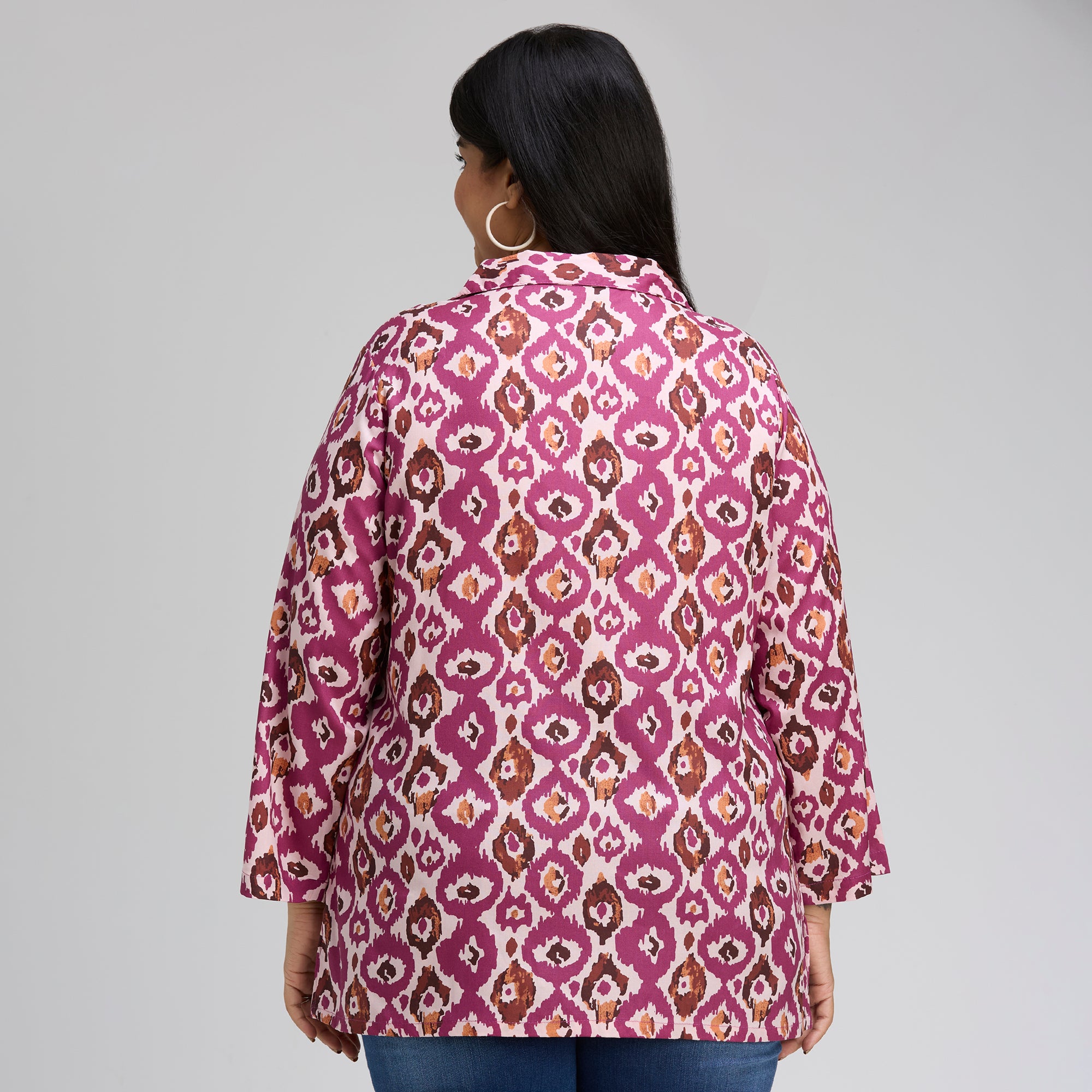 Plus Size Top | 2XL-8XL | 100% Viscose | Pink