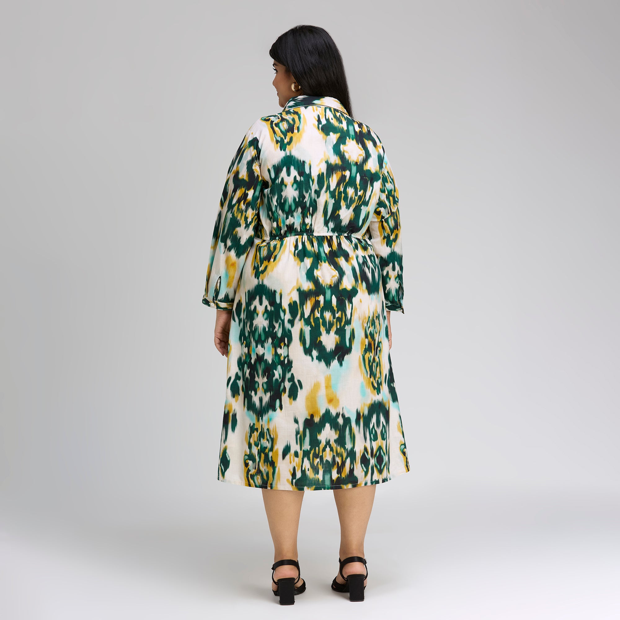 Plus Size Dress | 2XL-8XL | 100% Cotton | Beige