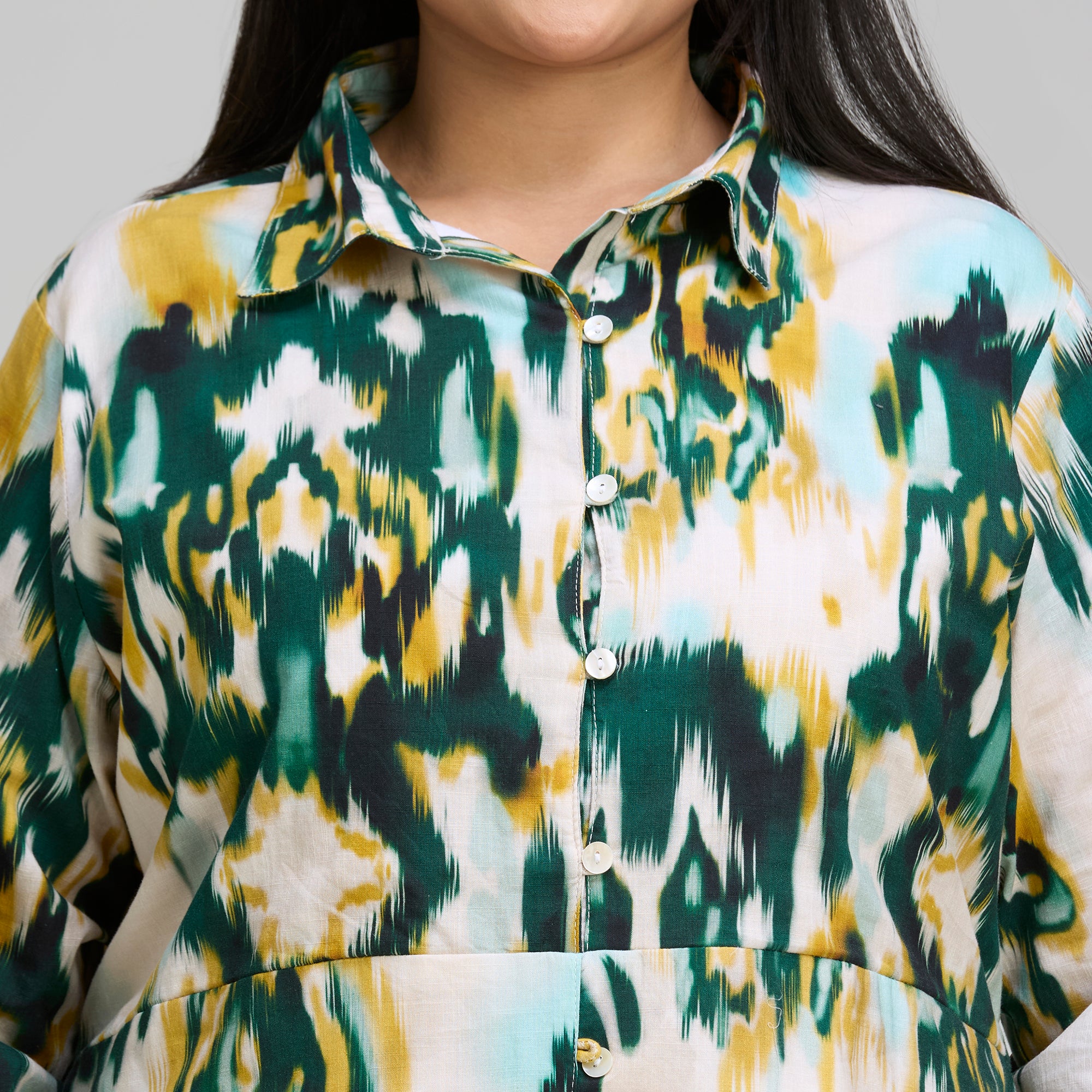 Plus Size Dress | 2XL-8XL | 100% Cotton | Beige