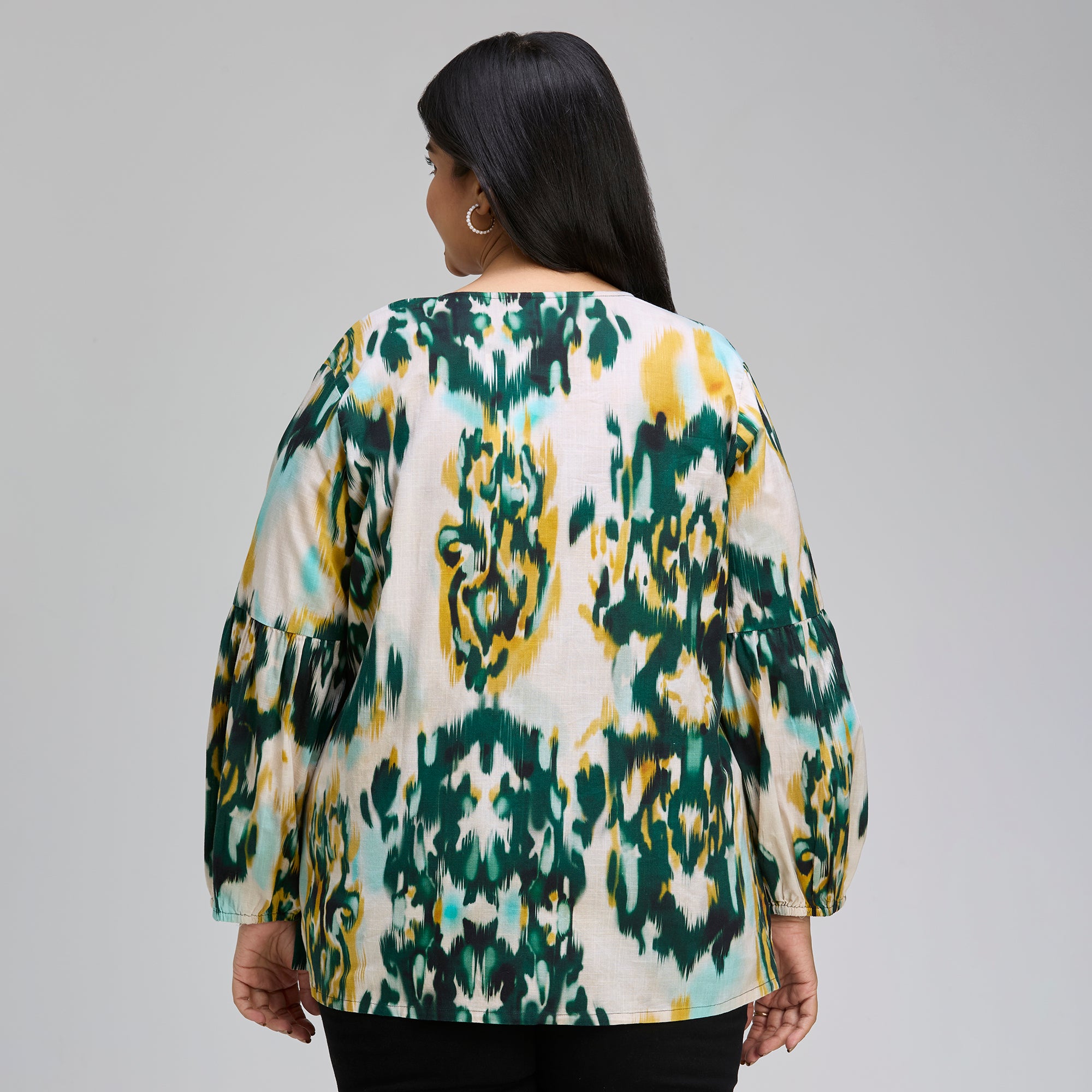 Plus Size Tunic | 2XL-8XL | 100% Cotton | Beige