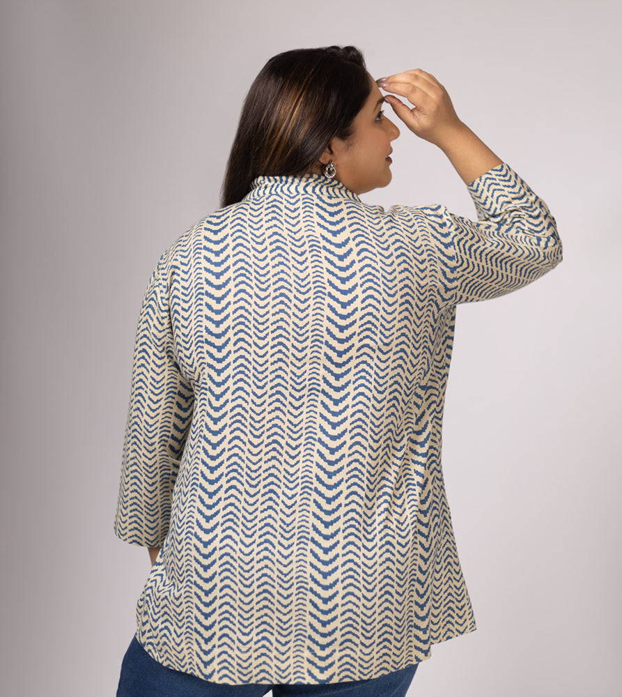 Plus Size Top | XL - 7XL | 100% Cotton | Beige