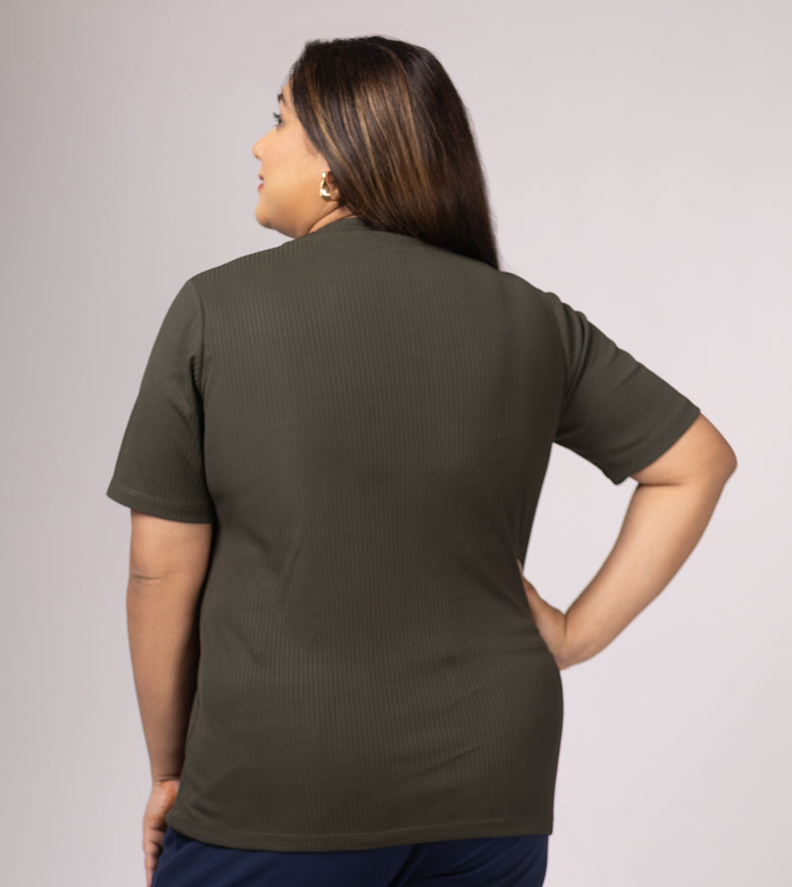 Plus Size T-shirt | 2XL - 8XL | Olive Green