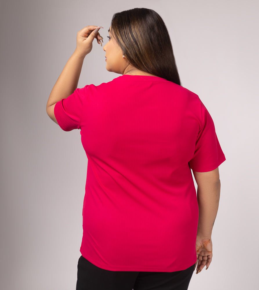 Plus Size T-shirt | 2XL - 8XL | Pink