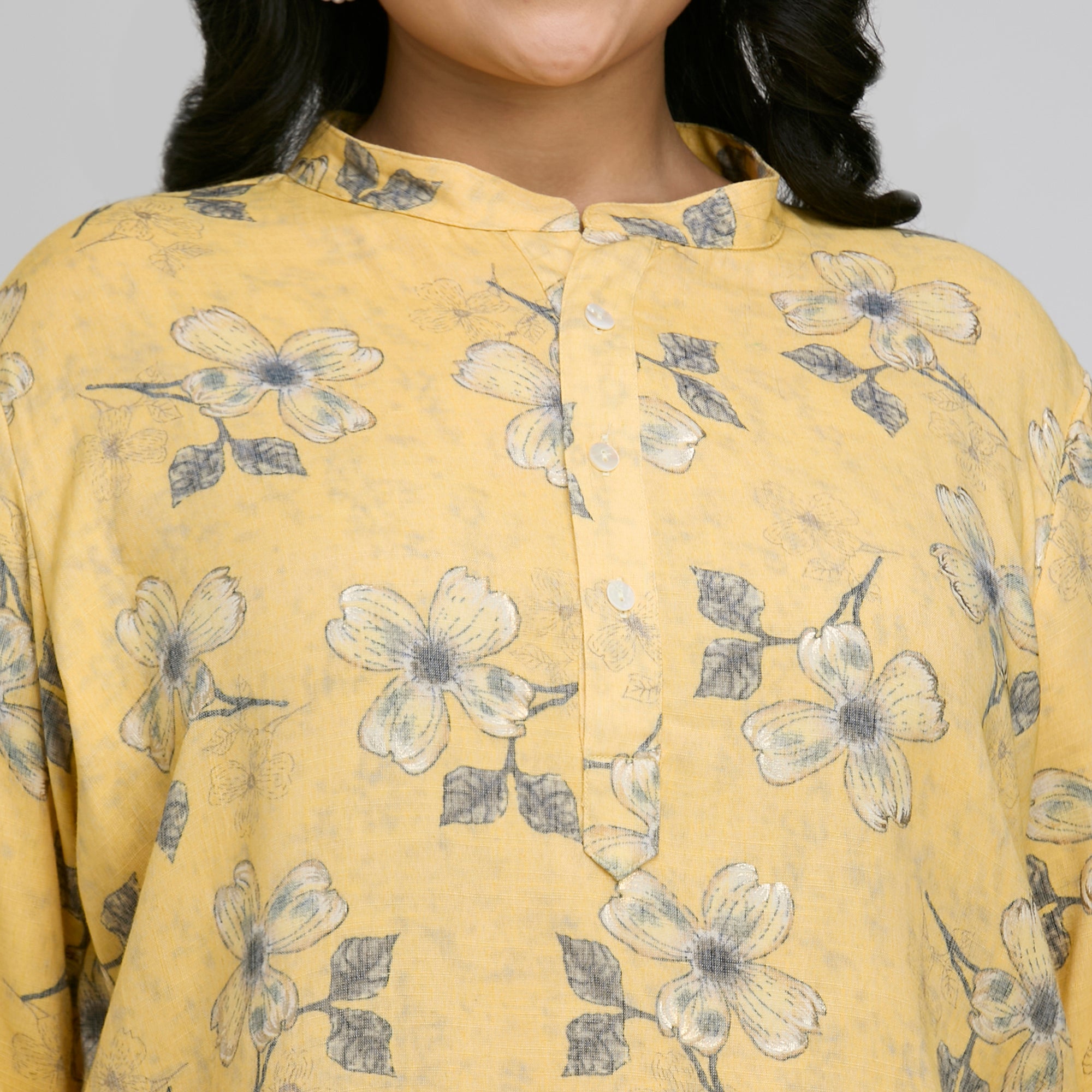 Plus Size Kurta | 2XL-8XL | Yellow