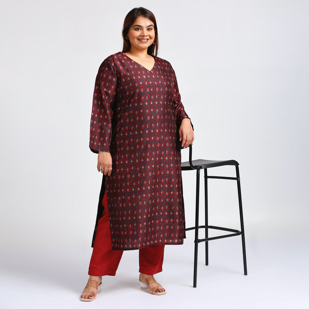 Plus Size Pant | 2XL - 8XL | 100% Cotton | Red