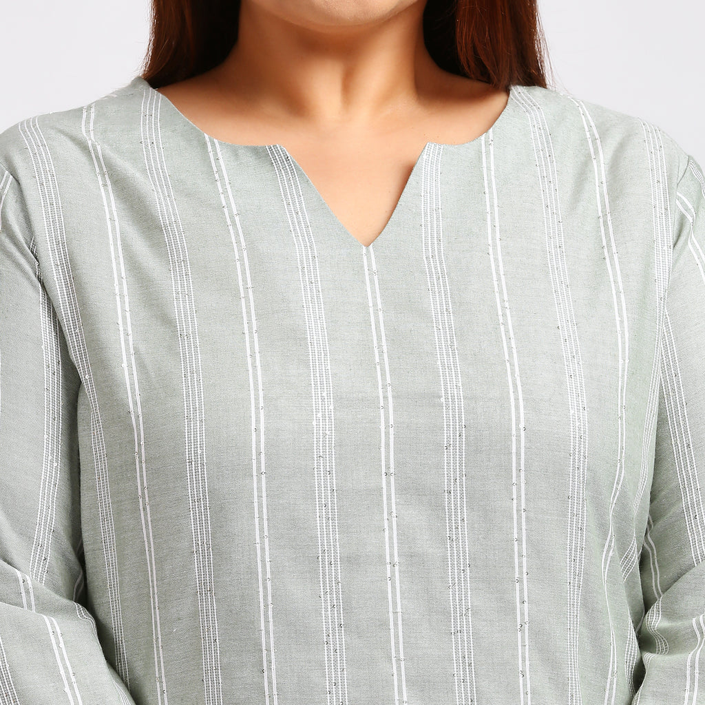 Plus Size Co-Ord Set | XL - 7XL | Light Olive