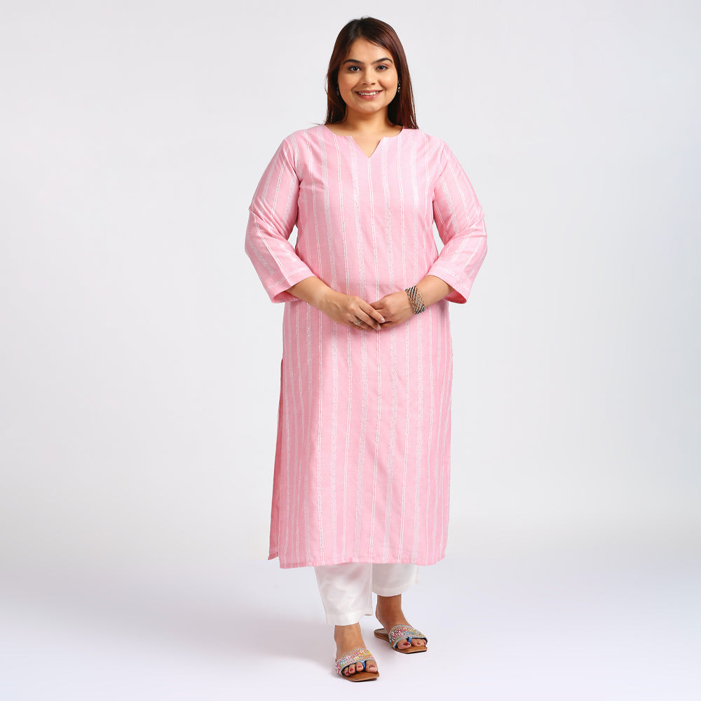 Plus Size Co-Ord Set | XL - 7XL | Light Pink