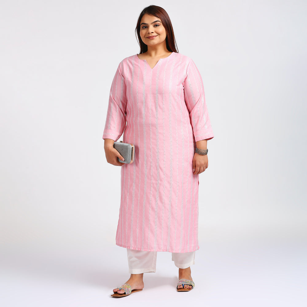 Plus Size Co-Ord Set | XL - 7XL | Light Pink