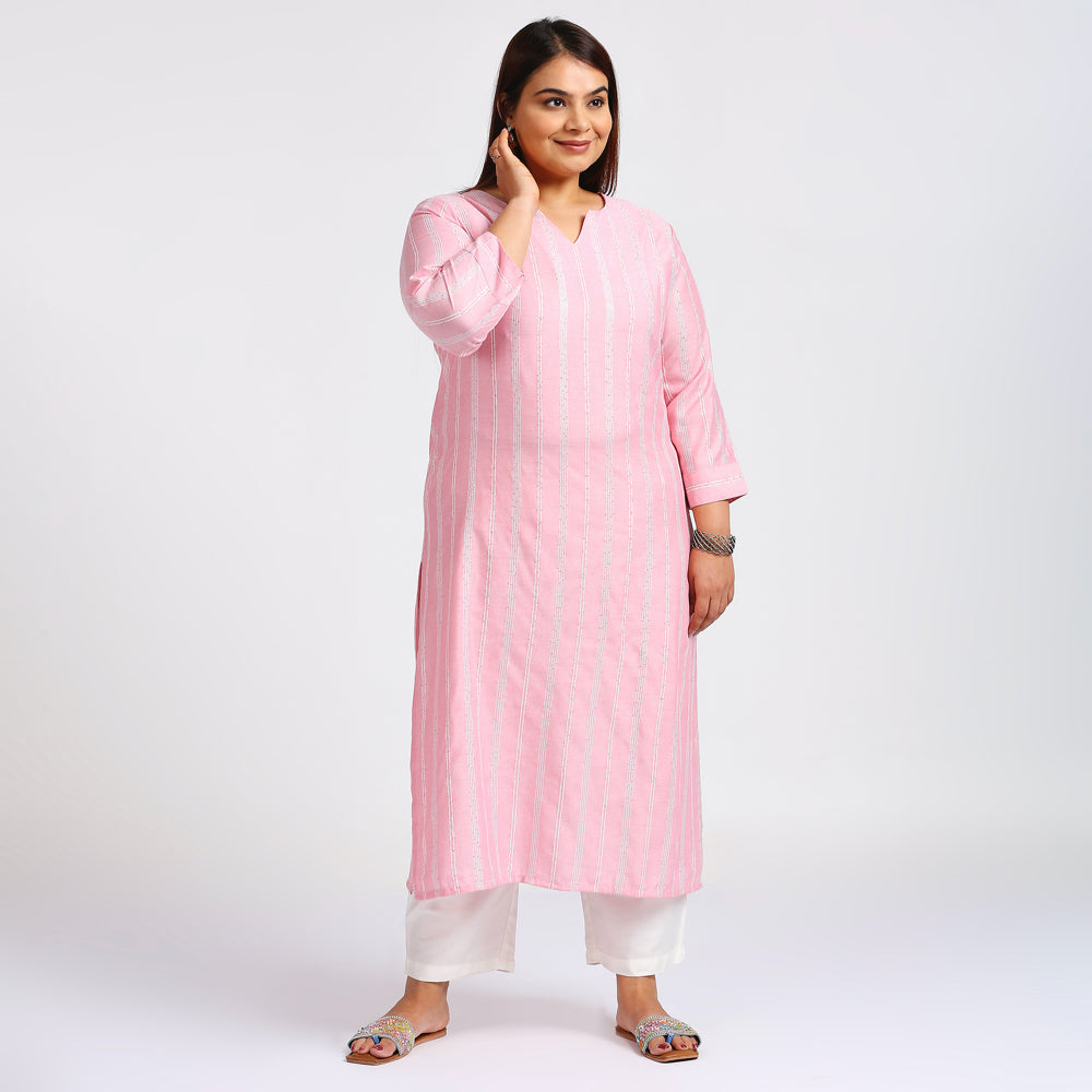 Plus Size Co-Ord Set | XL - 7XL | Light Pink