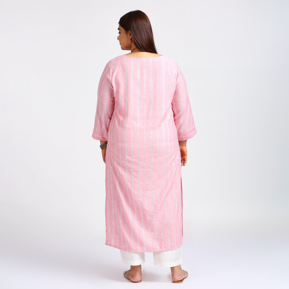 Plus Size Co-Ord Set | XL - 7XL | Light Pink
