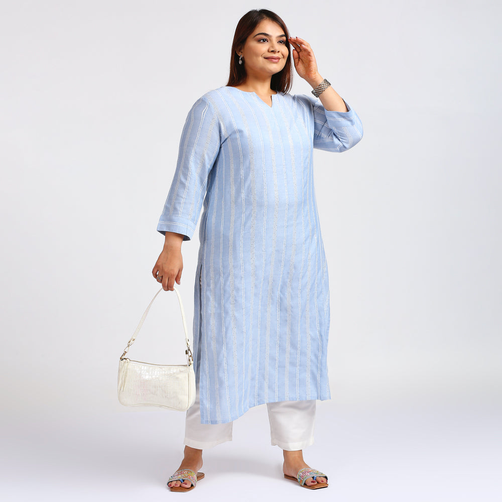 Plus Size  Co-Ord Set | XL - 7XL | Light Blue