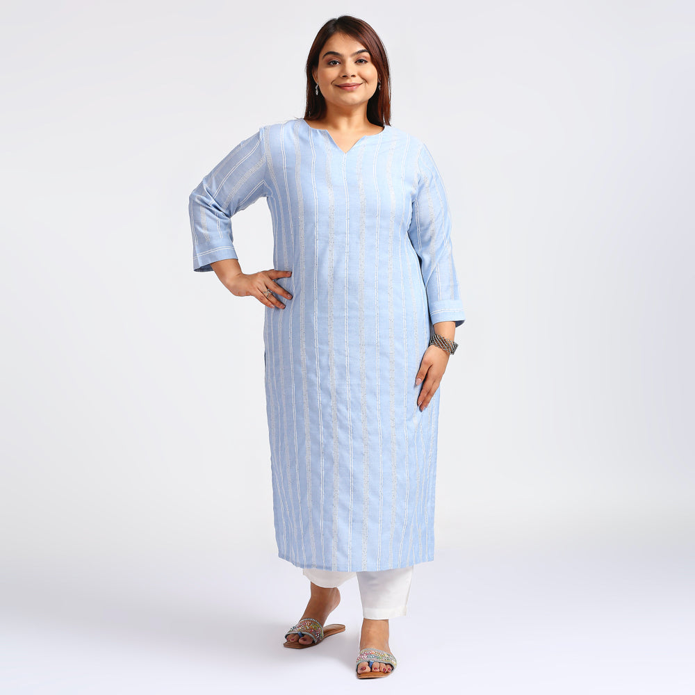 Plus Size  Co-Ord Set | XL - 7XL | Light Blue