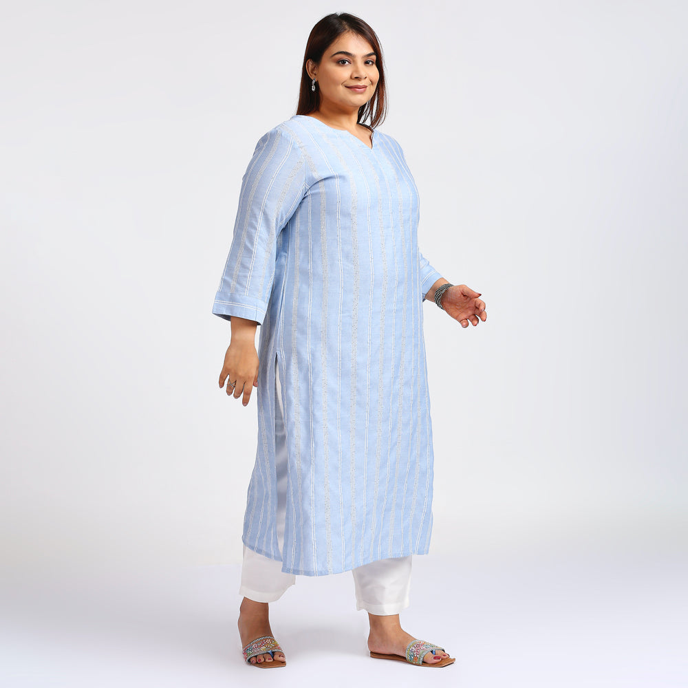 Plus Size  Co-Ord Set | XL - 7XL | Light Blue