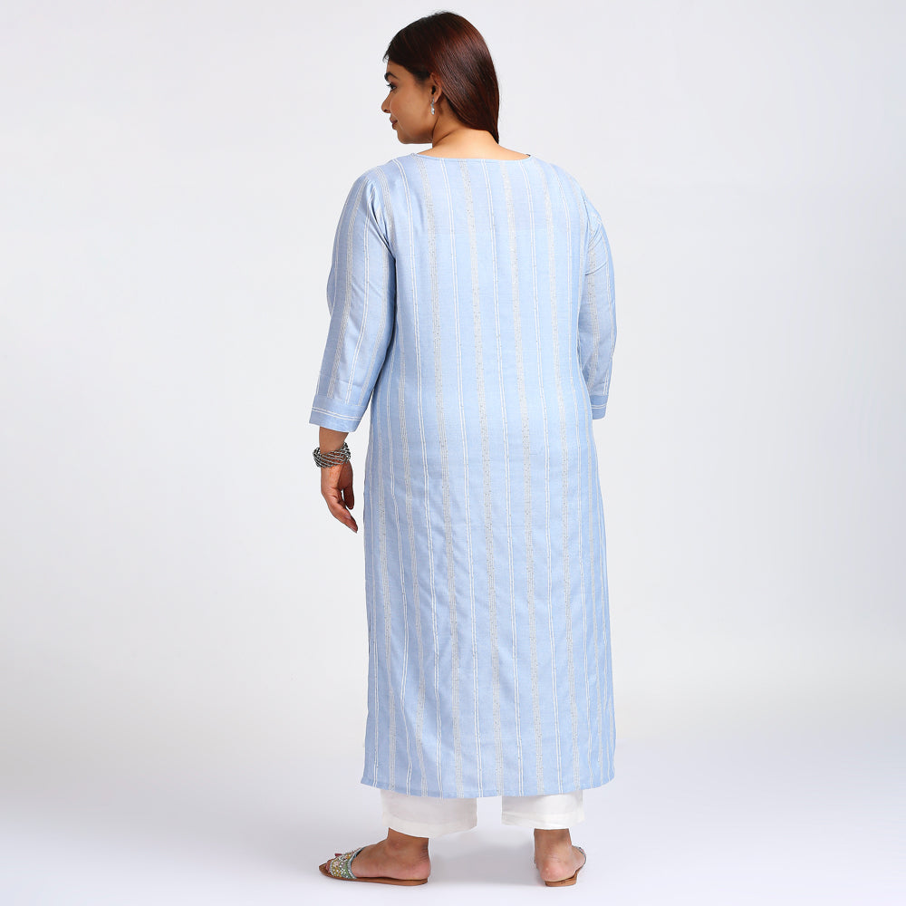 Plus Size  Co-Ord Set | XL - 7XL | Light Blue