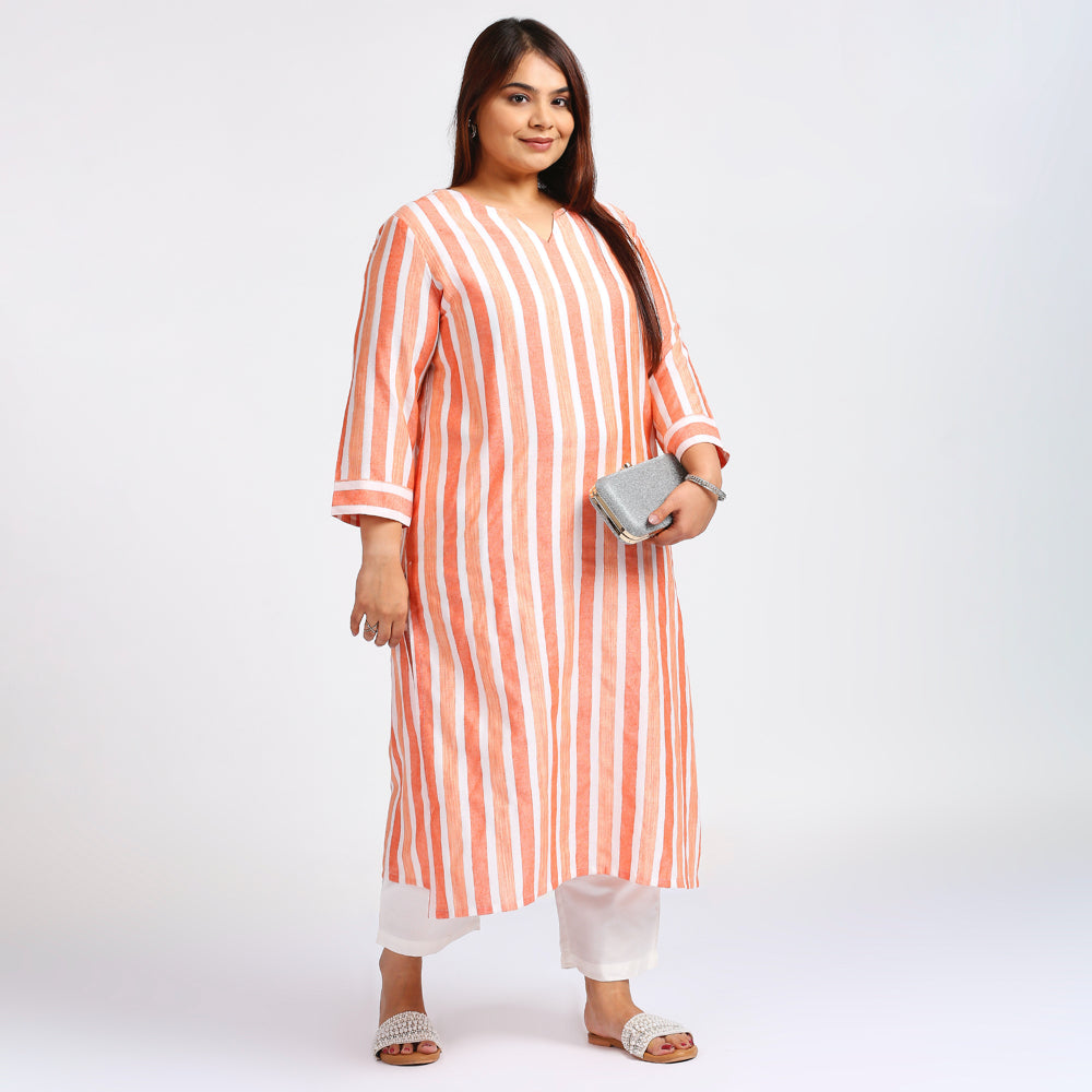 Plus Size Co-Ord Set | XL - 7XL | Orange