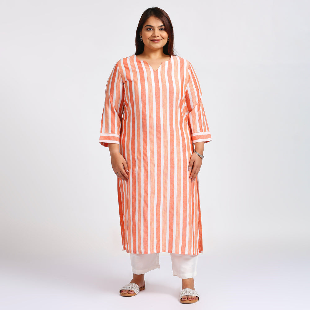 Plus Size Co-Ord Set | XL - 7XL | Orange