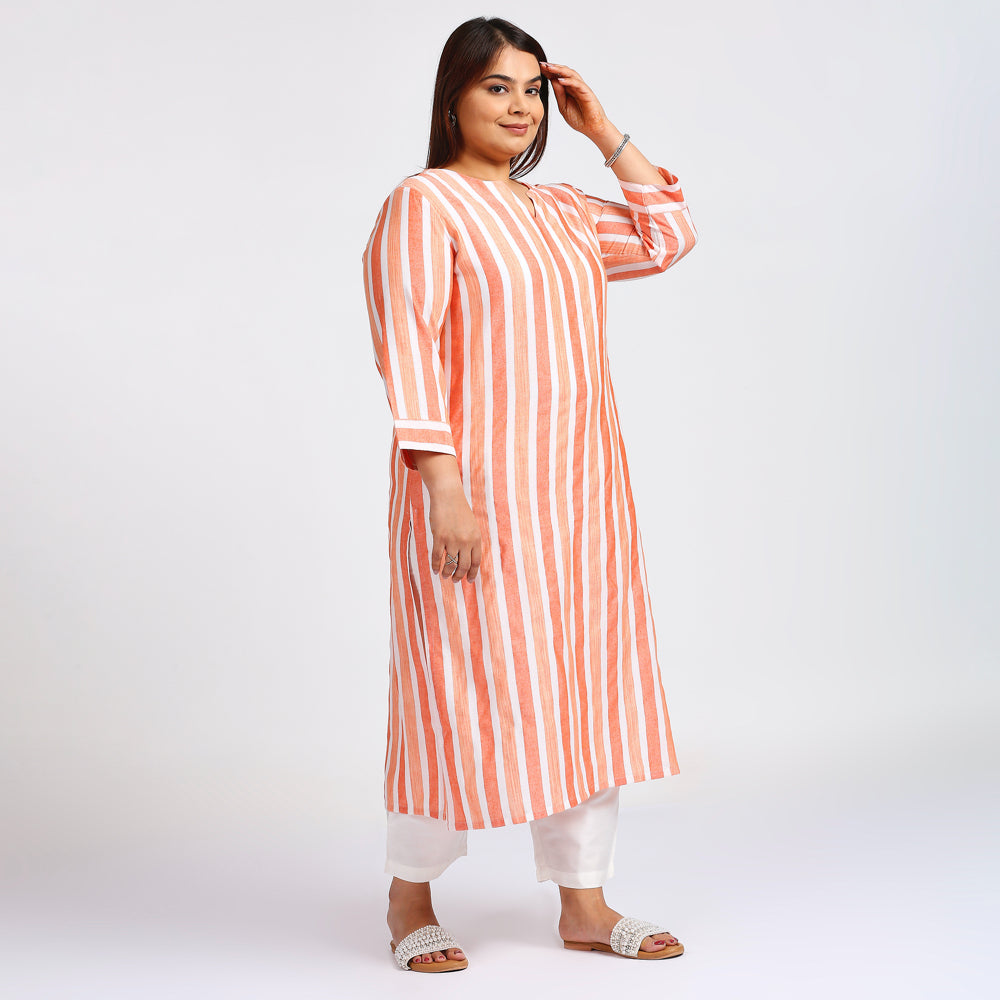 Plus Size Co-Ord Set | XL - 7XL | Orange