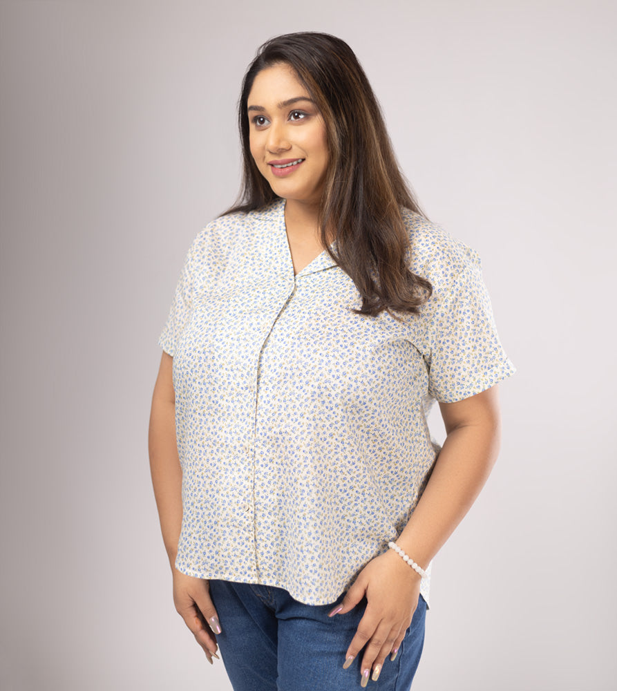 Plus Size Shirt | 2XL - 8XL | 100% Cotton | Off White