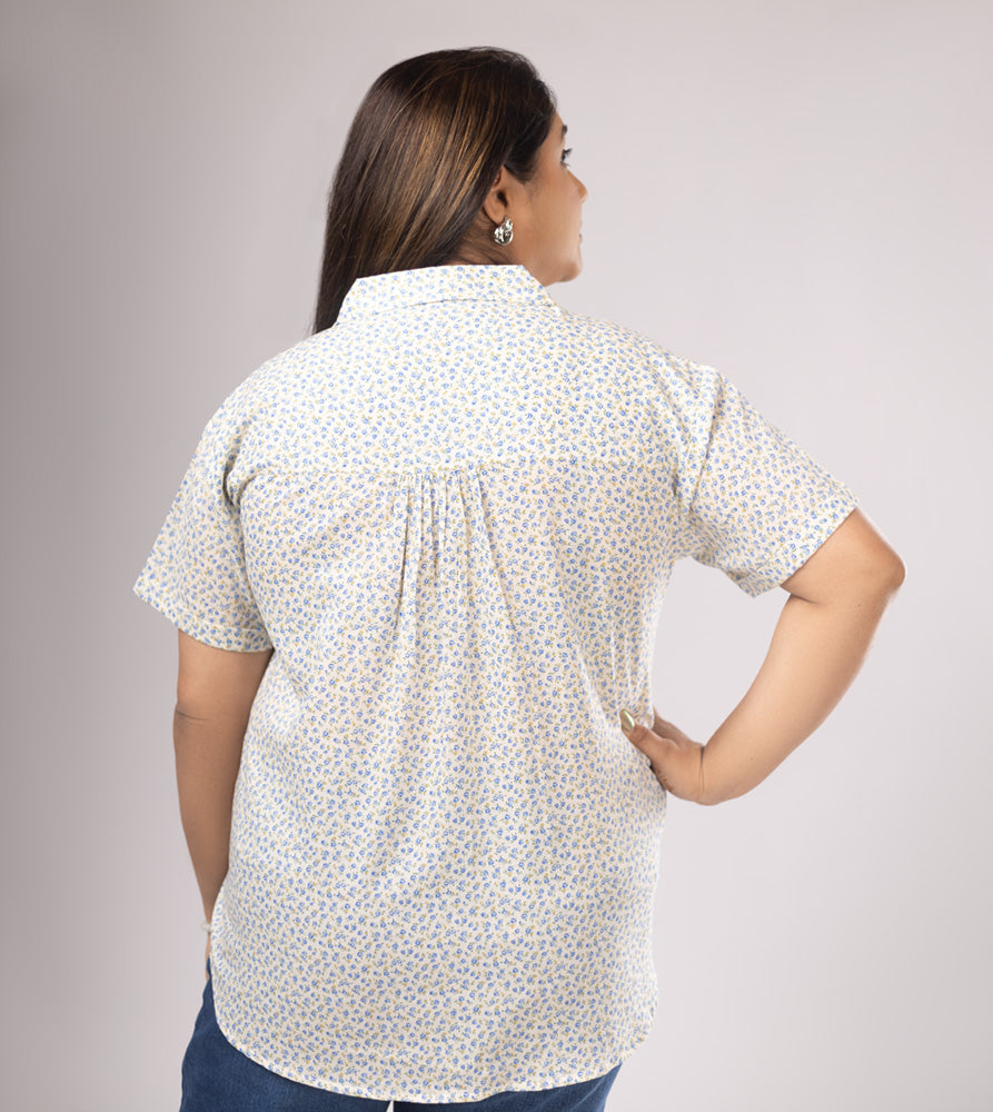 Plus Size Shirt | 2XL - 8XL | 100% Cotton | Off White