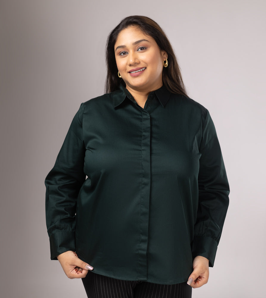Plus Size Shirt | XL - 7XL | 100% Cotton | Green