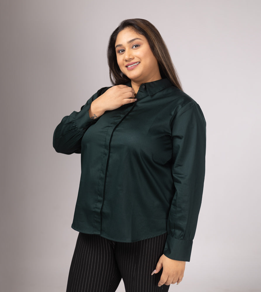 Plus Size Shirt | XL - 7XL | 100% Cotton | Green