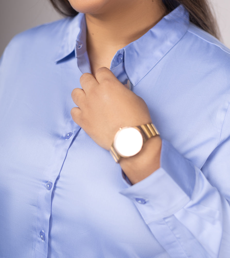 Plus Size Shirt | XL - 7XL | 100% Cotton | Blue