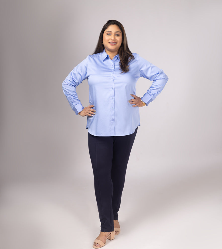 Plus Size Shirt | XL - 7XL | 100% Cotton | Blue
