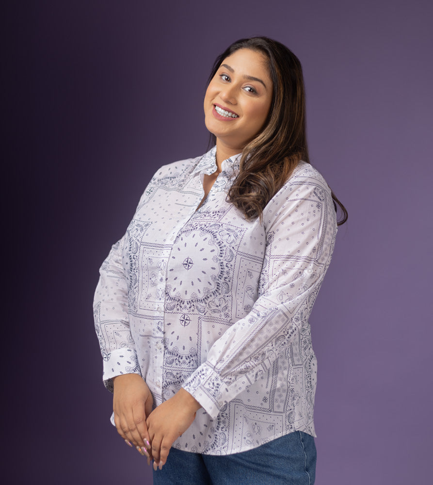 Plus Size Shirt | XL - 7XL | 100% Cotton | Off White