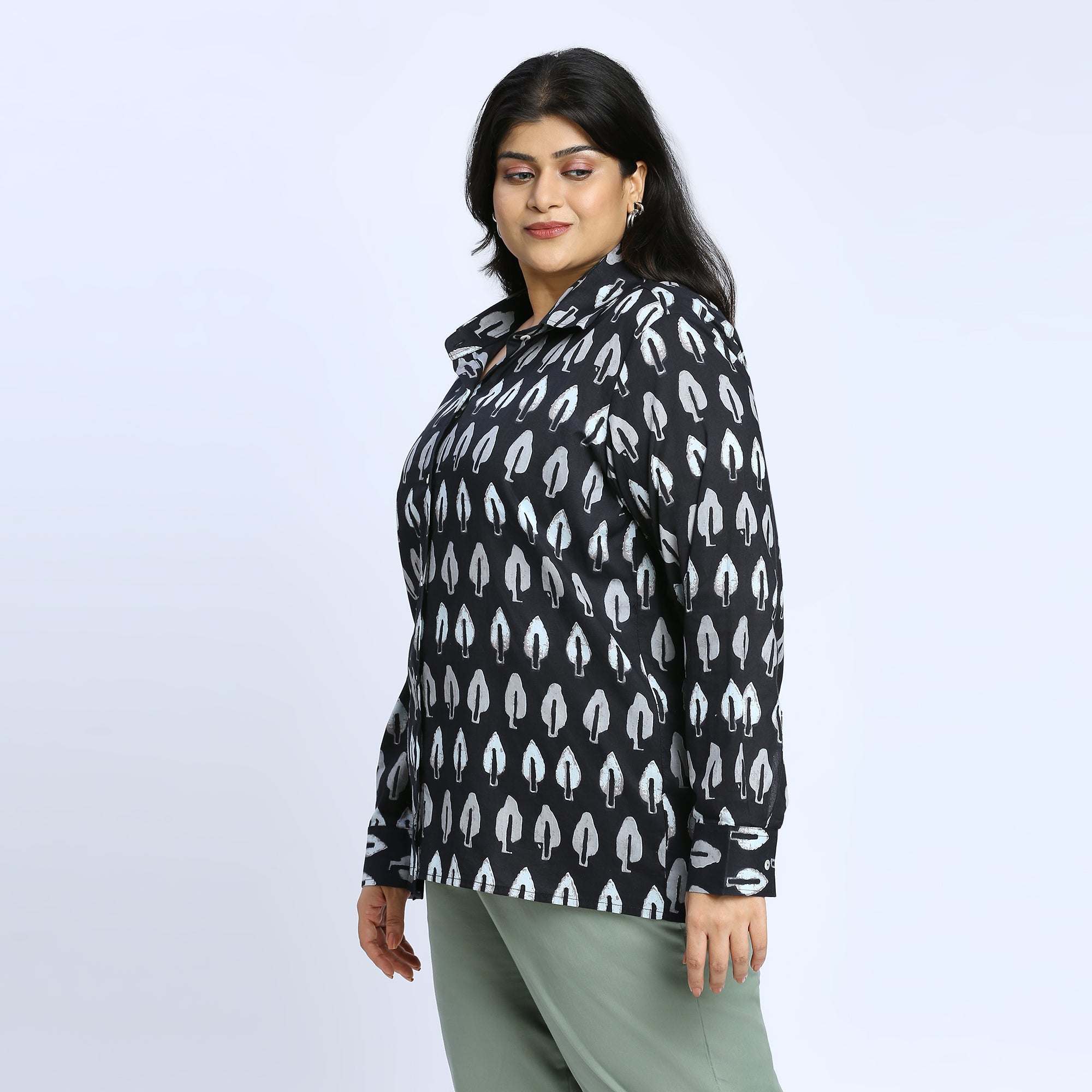 Plus Size Shirt | 2XL - 8XL | 100% Cotton | Black
