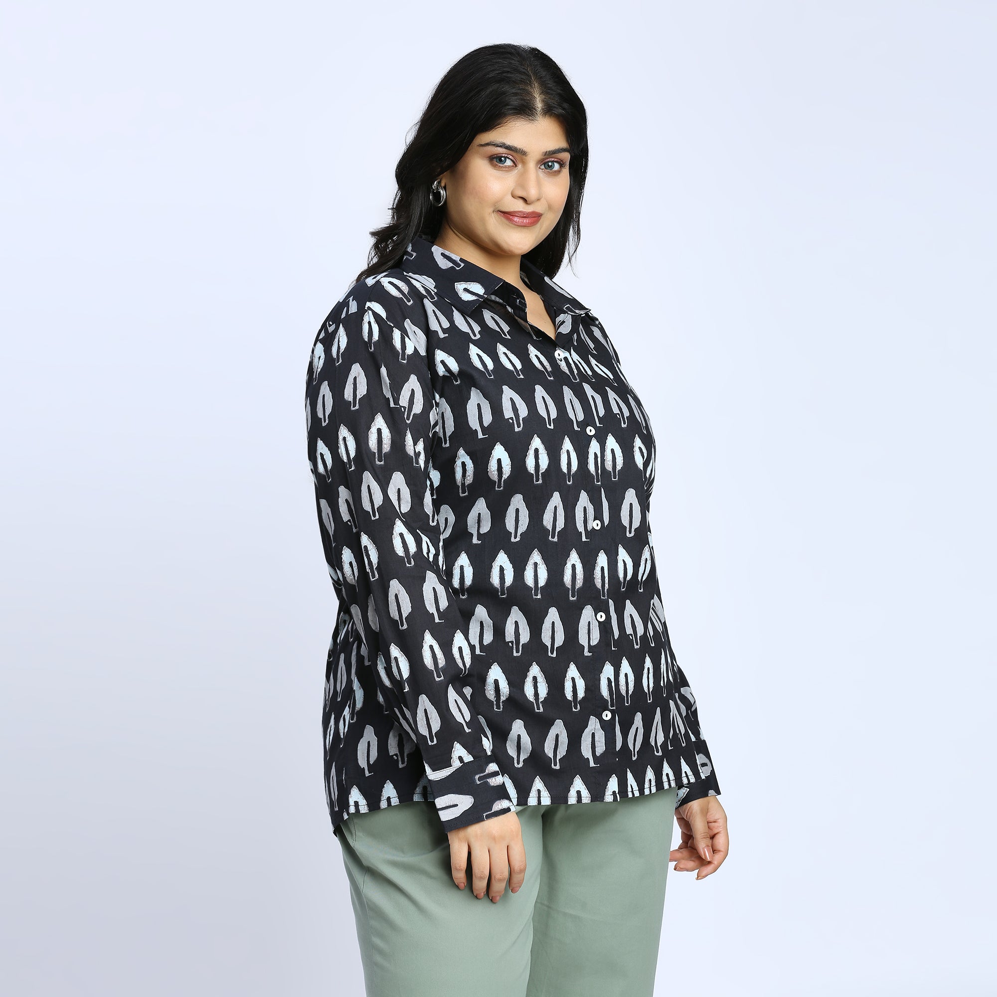 Plus Size Shirt | 2XL - 8XL | 100% Cotton | Black