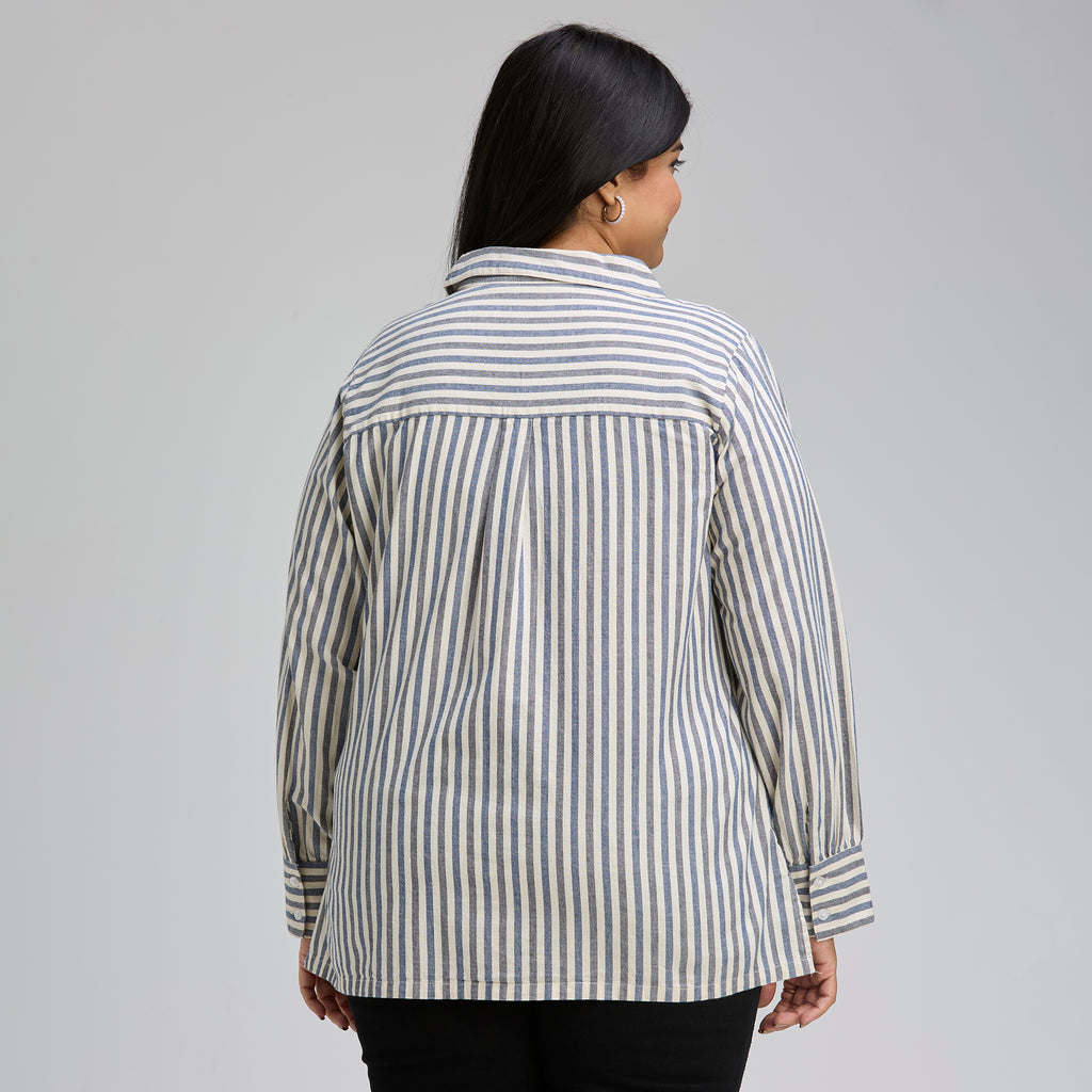 Plus Size Shirt | 2XL-8XL | 100% Cotton | Off White