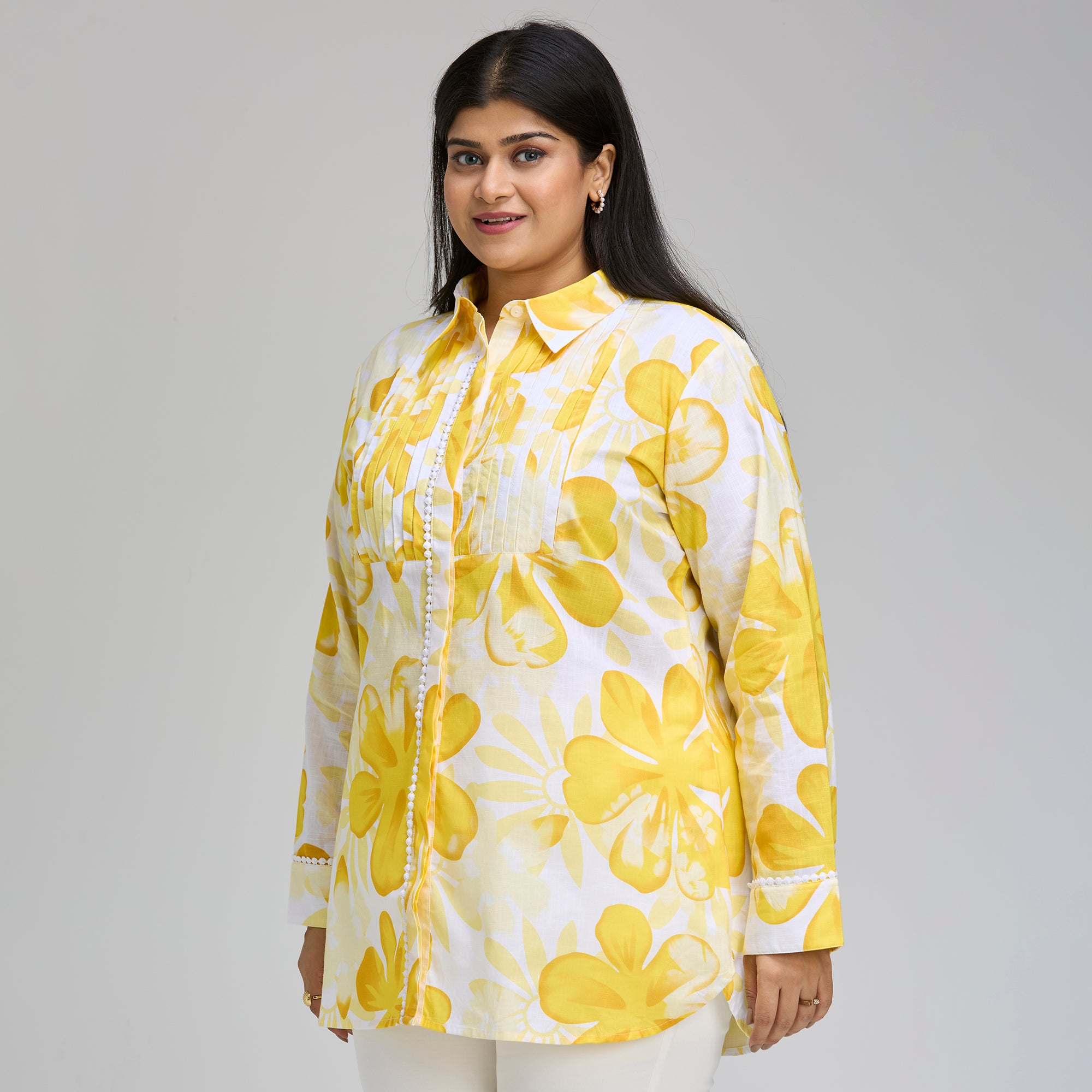 Plus Size Shirt | 2XL-8XL | 100% Cotton | Yellow