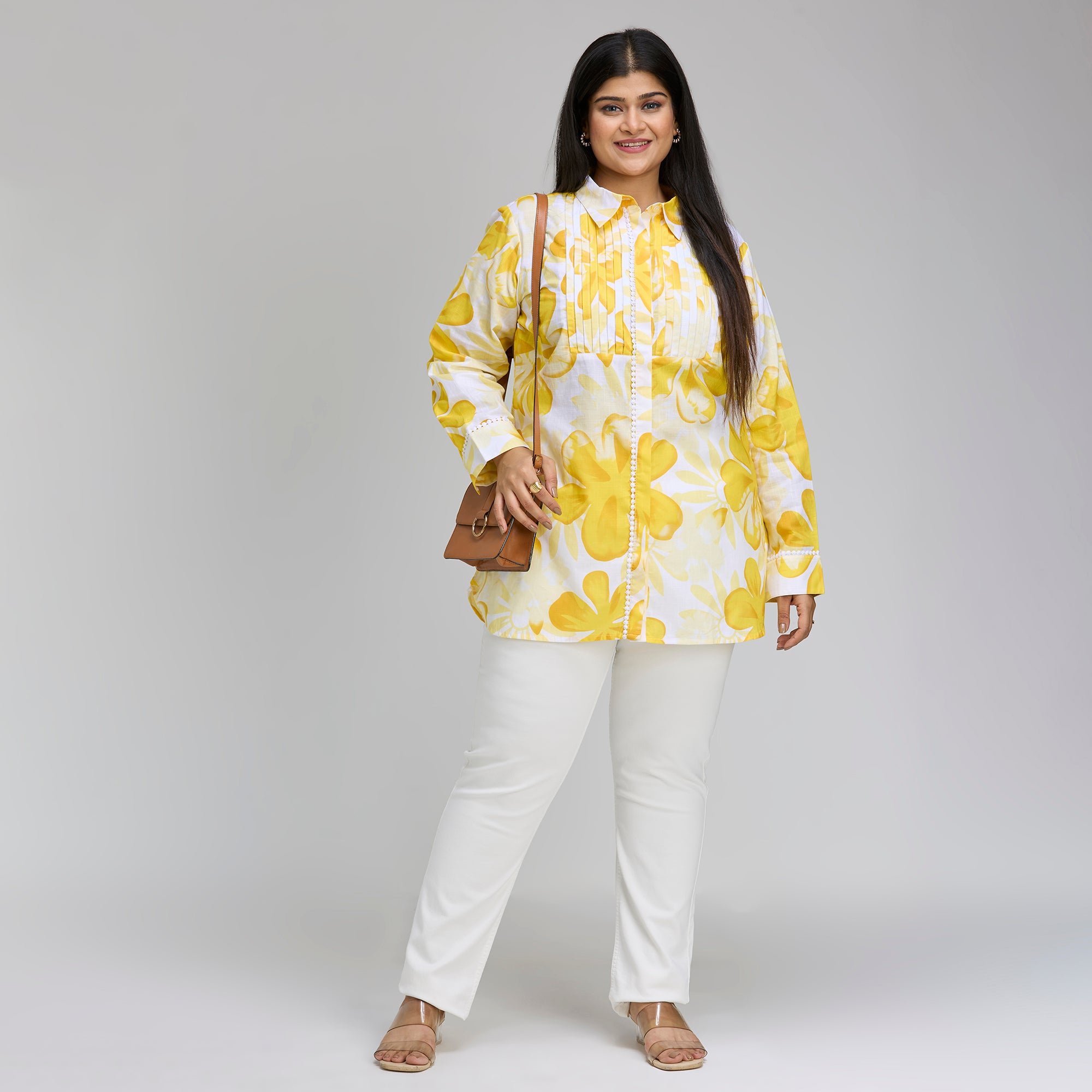 Plus Size Shirt | 2XL-8XL | 100% Cotton | Yellow