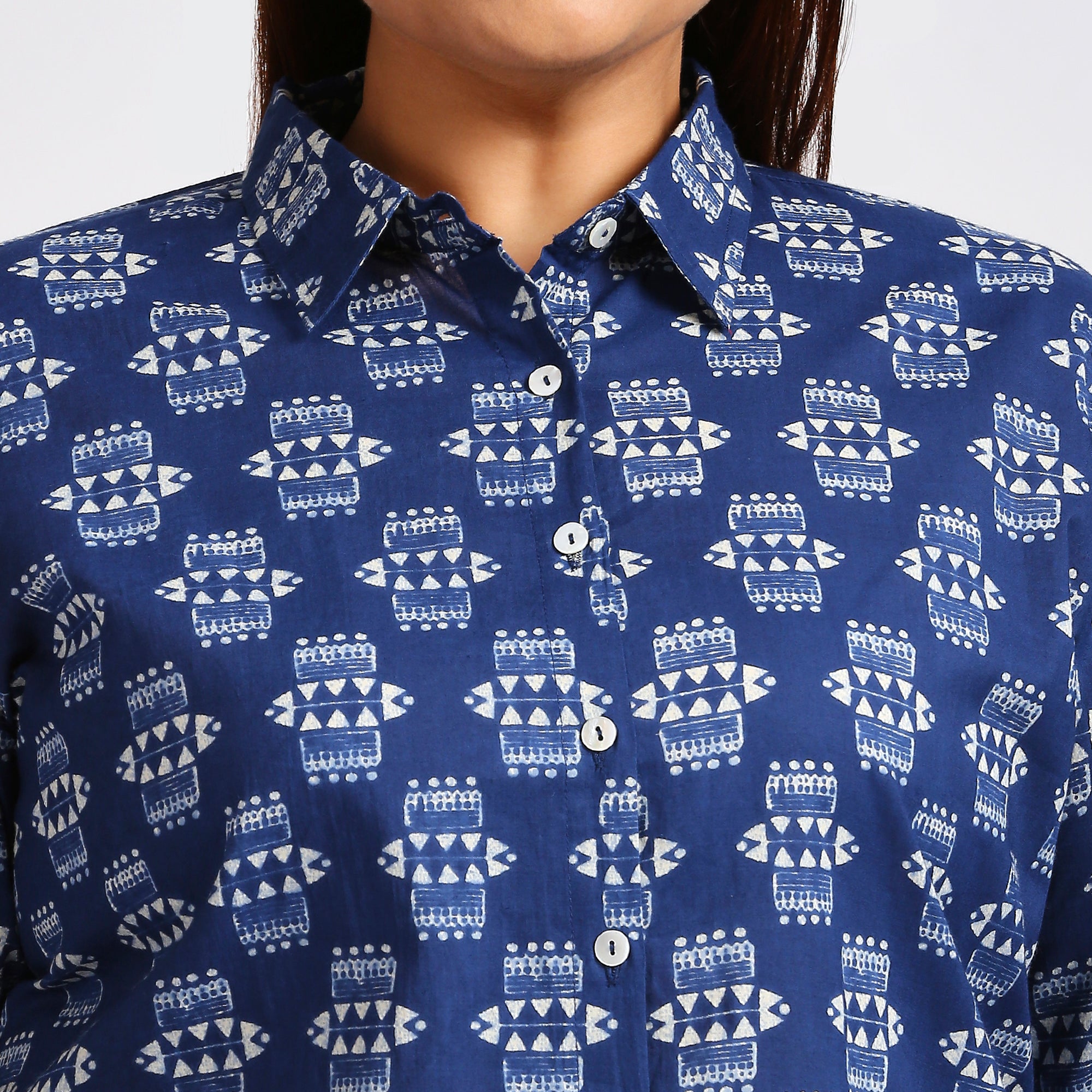 Plus Size Shirt | XL - 7XL | 100% Cotton | Blue