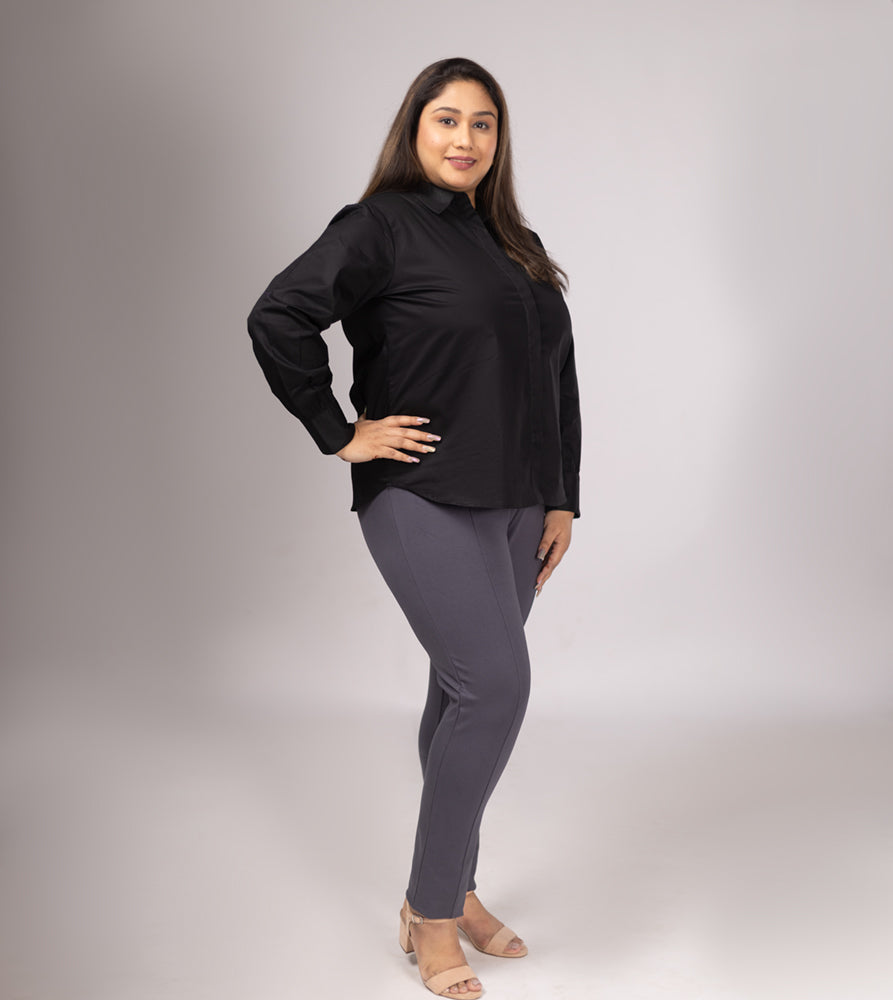 Plus Size Shirt | XL - 7XL | 100% Cotton | Black