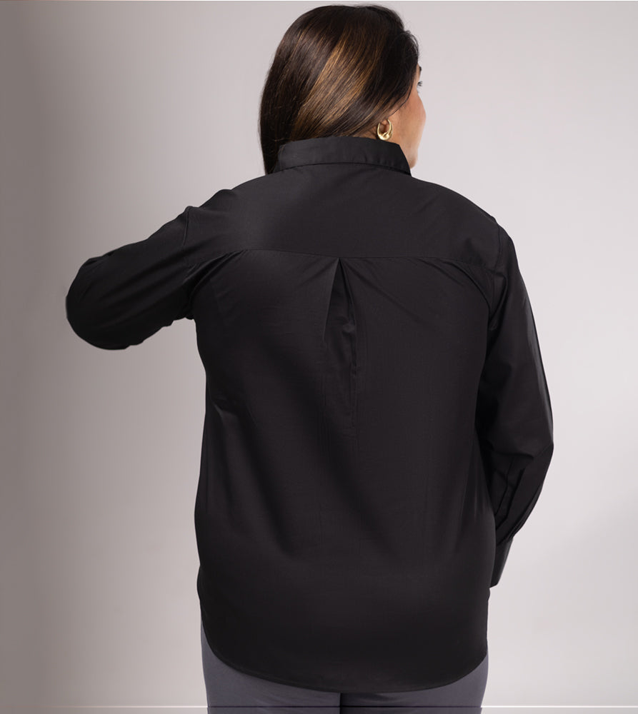 Plus Size Shirt | XL - 7XL | 100% Cotton | Black
