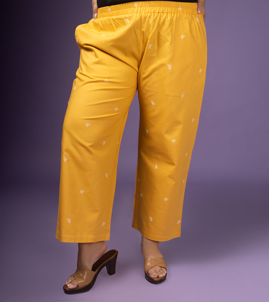 Plus Size Co-Ord Set | XL - 7XL | 100% Cotton | Mustard Yellow