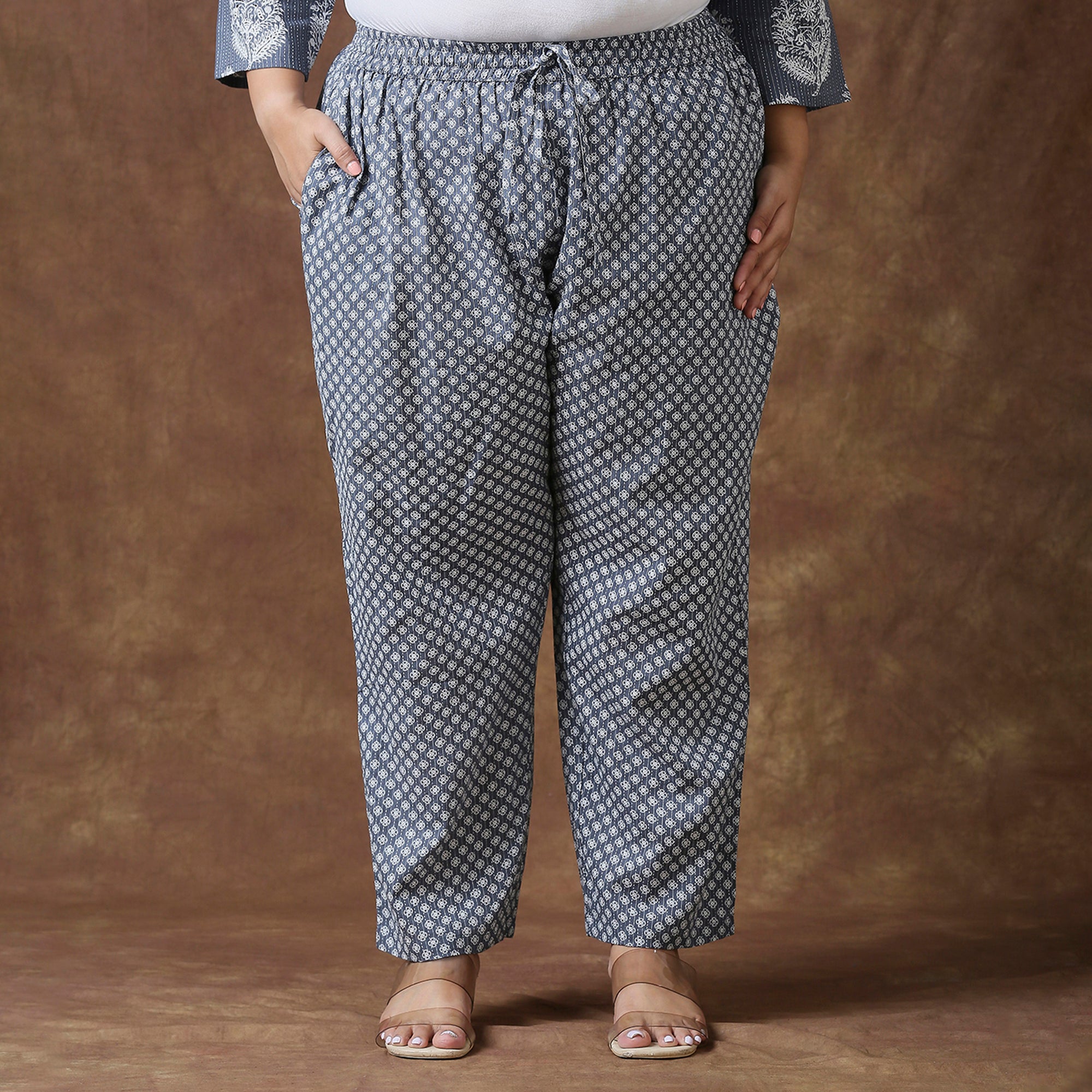 Plus Size Co-Ord Set | 2XL - 8XL | 100% Cotton | Grey